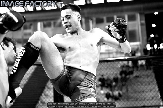 2022-05-07 Milano in the Cage 8 07078 David Da Silva-Eddy Biba - MMA 70kg